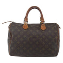 LOUIS VUITTON Monogram Speedy 30 Hand Bag M41526 LV Auth 149076-2