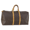 LOUIS VUITTON Monogram Keepall 55 Boston Bag M41424 LV Auth 149077-1