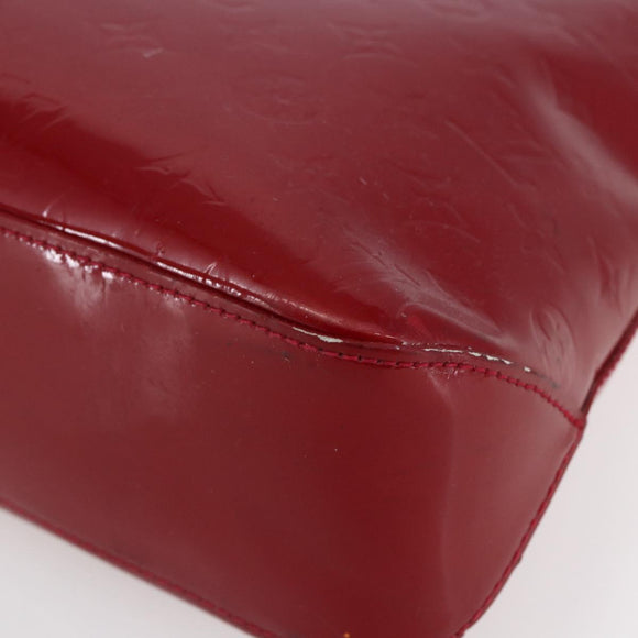 LOUIS VUITTON Monogram Vernis Brentwood Bag Pomme D'amour M91989 LV Auth 149080