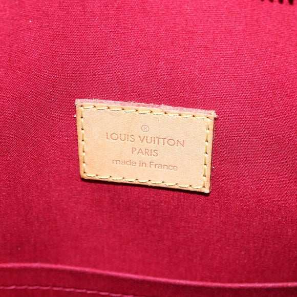 LOUIS VUITTON Monogram Vernis Brentwood Bag Pomme D'amour M91989 LV Auth 149080