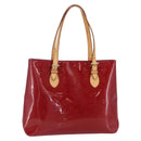 LOUIS VUITTON Monogram Vernis Brentwood Bag Pomme D'amour M91989 LV Auth 149080-1