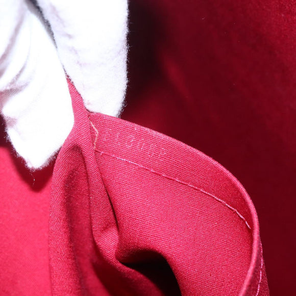 LOUIS VUITTON Monogram Vernis Brentwood Bag Pomme D'amour M91989 LV Auth 149080