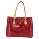 LOUIS VUITTON Monogram Vernis Brentwood Bag Pomme D'amour M91989 LV Auth 149080-2