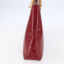 LOUIS VUITTON Monogram Vernis Brentwood Bag Pomme D'amour M91989 LV Auth 149080-4