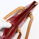 LOUIS VUITTON Monogram Vernis Brentwood Bag Pomme D'amour M91989 LV Auth 149080-6