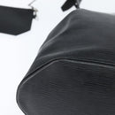 LOUIS VUITTON Epi Sac Depaule GM Shoulder Bag Black M80155 LV Auth 149082-8