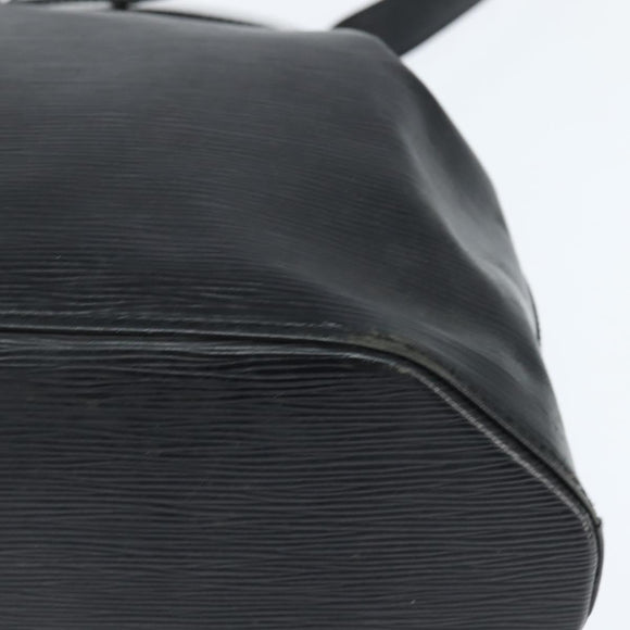LOUIS VUITTON Epi Sac Depaule GM Shoulder Bag Black M80155 LV Auth 149082