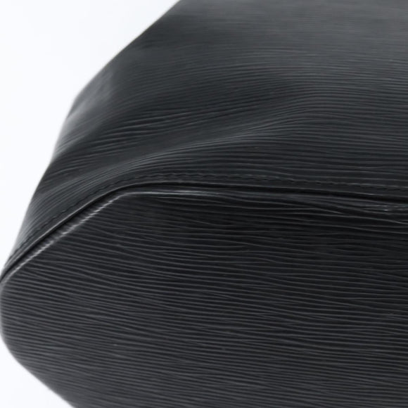 LOUIS VUITTON Epi Sac Depaule GM Shoulder Bag Black M80155 LV Auth 149082