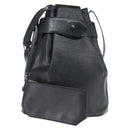 LOUIS VUITTON Epi Sac Depaule GM Shoulder Bag Black M80155 LV Auth 149082-1