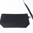 LOUIS VUITTON Epi Sac Depaule GM Shoulder Bag Black M80155 LV Auth 149082-20