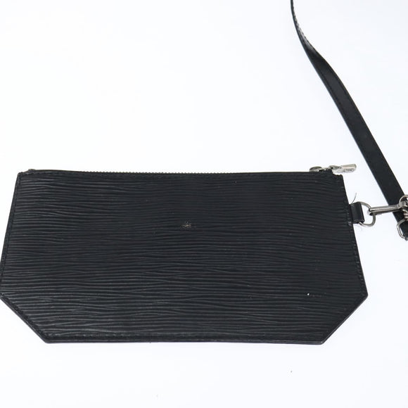 LOUIS VUITTON Epi Sac Depaule GM Shoulder Bag Black M80155 LV Auth 149082