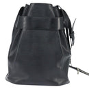 LOUIS VUITTON Epi Sac Depaule GM Shoulder Bag Black M80155 LV Auth 149082-2