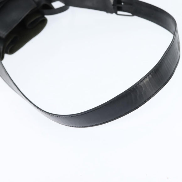 LOUIS VUITTON Epi Sac Depaule GM Shoulder Bag Black M80155 LV Auth 149082