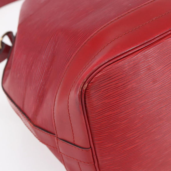 LOUIS VUITTON Epi Noe Shoulder Bag Red M44007 LV Auth 149084