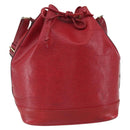 LOUIS VUITTON Epi Noe Shoulder Bag Red M44007 LV Auth 149084-1