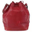 LOUIS VUITTON Epi Noe Shoulder Bag Red M44007 LV Auth 149084-2