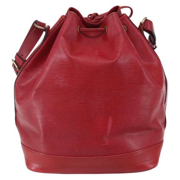 LOUIS VUITTON Epi Noe Shoulder Bag Red M44007 LV Auth 149084