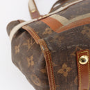 LOUIS VUITTON Monogram Tise Sac Rayure PM Hand Bag Marron M56386 LV Auth 149085-16