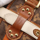 LOUIS VUITTON Monogram Tise Sac Rayure PM Hand Bag Marron M56386 LV Auth 149085-17