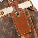 LOUIS VUITTON Monogram Tise Sac Rayure PM Hand Bag Marron M56386 LV Auth 149085-10
