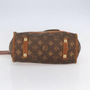 LOUIS VUITTON Monogram Tise Sac Rayure PM Hand Bag Marron M56386 LV Auth 149085-5