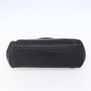 BALLY Hand Bag Leather Black Gold Auth 149088-5