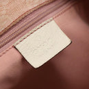 GUCCI Abbey Shoulder Bag Leather Ivory Gold 130736 Auth 149090-17