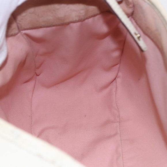 GUCCI Abbey Shoulder Bag Leather Ivory Gold 130736 Auth 149090