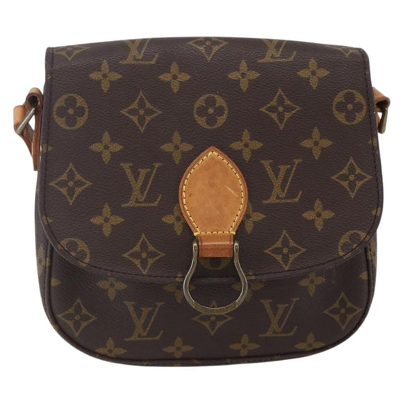 LOUIS VUITTON Monogram Saint Cloud MM Shoulder Bag M51243 LV Auth 149095
