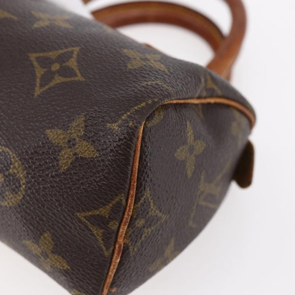 LOUIS VUITTON Monogram Mini Speedy Hand Bag M41534 LV Auth 149097
