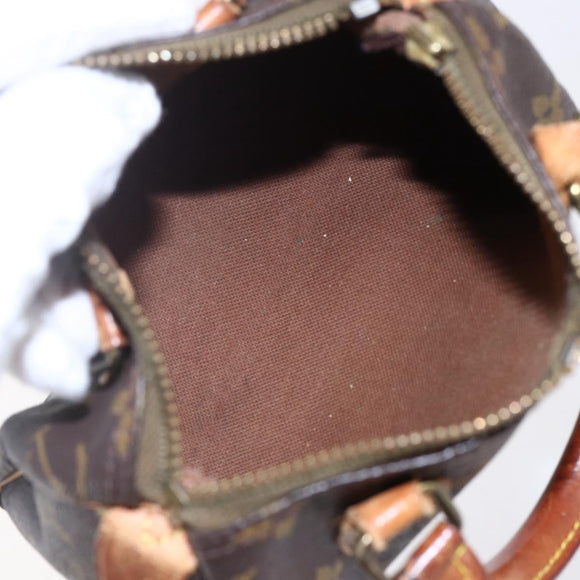 LOUIS VUITTON Monogram Mini Speedy Hand Bag M41534 LV Auth 149097