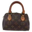 LOUIS VUITTON Monogram Mini Speedy Hand Bag M41534 LV Auth 149097-13