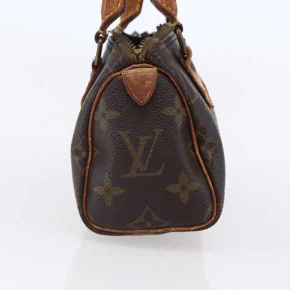 LOUIS VUITTON Monogram Mini Speedy Hand Bag M41534 LV Auth 149097