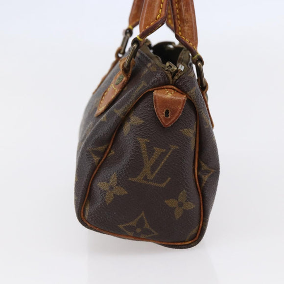 LOUIS VUITTON Monogram Mini Speedy Hand Bag M41534 LV Auth 149097