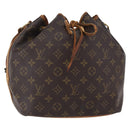LOUIS VUITTON Monogram Petit Noe Shoulder Bag M42226 LV Auth 149098-1