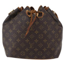 LOUIS VUITTON Monogram Petit Noe Shoulder Bag M42226 LV Auth 149098-13