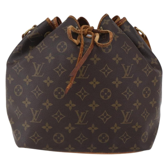 LOUIS VUITTON Monogram Petit Noe Shoulder Bag M42226 LV Auth 149098
