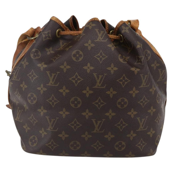 LOUIS VUITTON Monogram Petit Noe Shoulder Bag M42226 LV Auth 149098