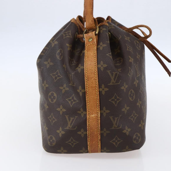 LOUIS VUITTON Monogram Petit Noe Shoulder Bag M42226 LV Auth 149098