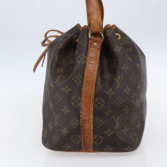 LOUIS VUITTON Monogram Petit Noe Shoulder Bag M42226 LV Auth 149098