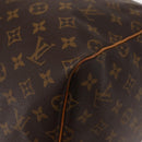 LOUIS VUITTON Monogram Keepall 55 Boston Bag M41424 LV Auth 149100-15