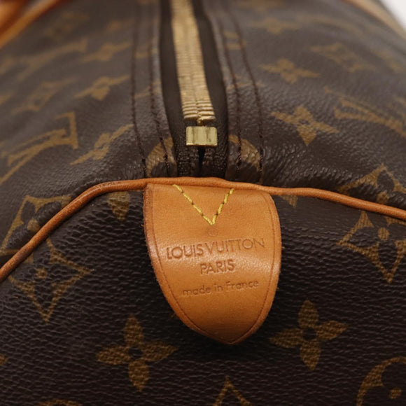 LOUIS VUITTON Monogram Keepall 55 Boston Bag M41424 LV Auth 149100