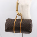 LOUIS VUITTON Monogram Keepall 55 Boston Bag M41424 LV Auth 149100-22