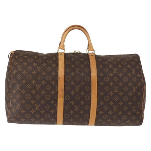 LOUIS VUITTON Monogram Keepall 55 Boston Bag M41424 LV Auth 149100