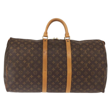 LOUIS VUITTON Monogram Keepall 55 Boston Bag M41424 LV Auth 149100 - 0