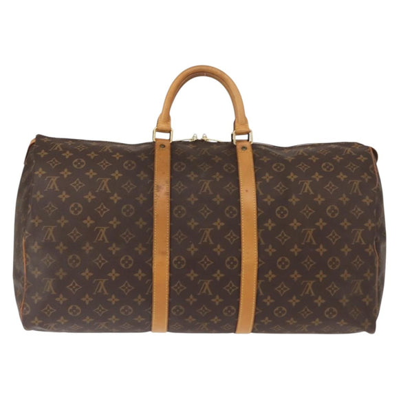 LOUIS VUITTON Monogram Keepall 55 Boston Bag M41424 LV Auth 149100