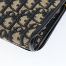 Christian Dior Trotter Canvas Chain Shoulder Bag Navy Auth 149106-15