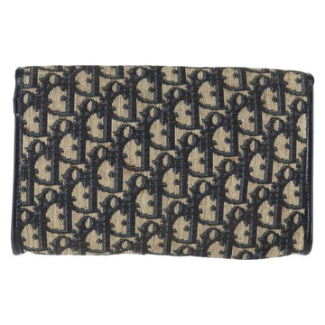 Christian Dior Trotter Canvas Chain Shoulder Bag Navy Auth 149106 - 0