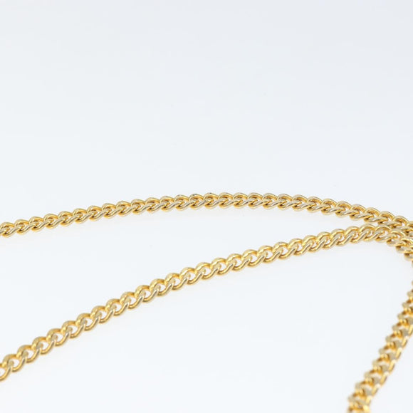 Christian Dior Trotter Canvas Chain Shoulder Bag Navy Auth 149106