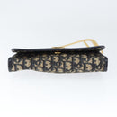 Christian Dior Trotter Canvas Chain Shoulder Bag Navy Auth 149106-5